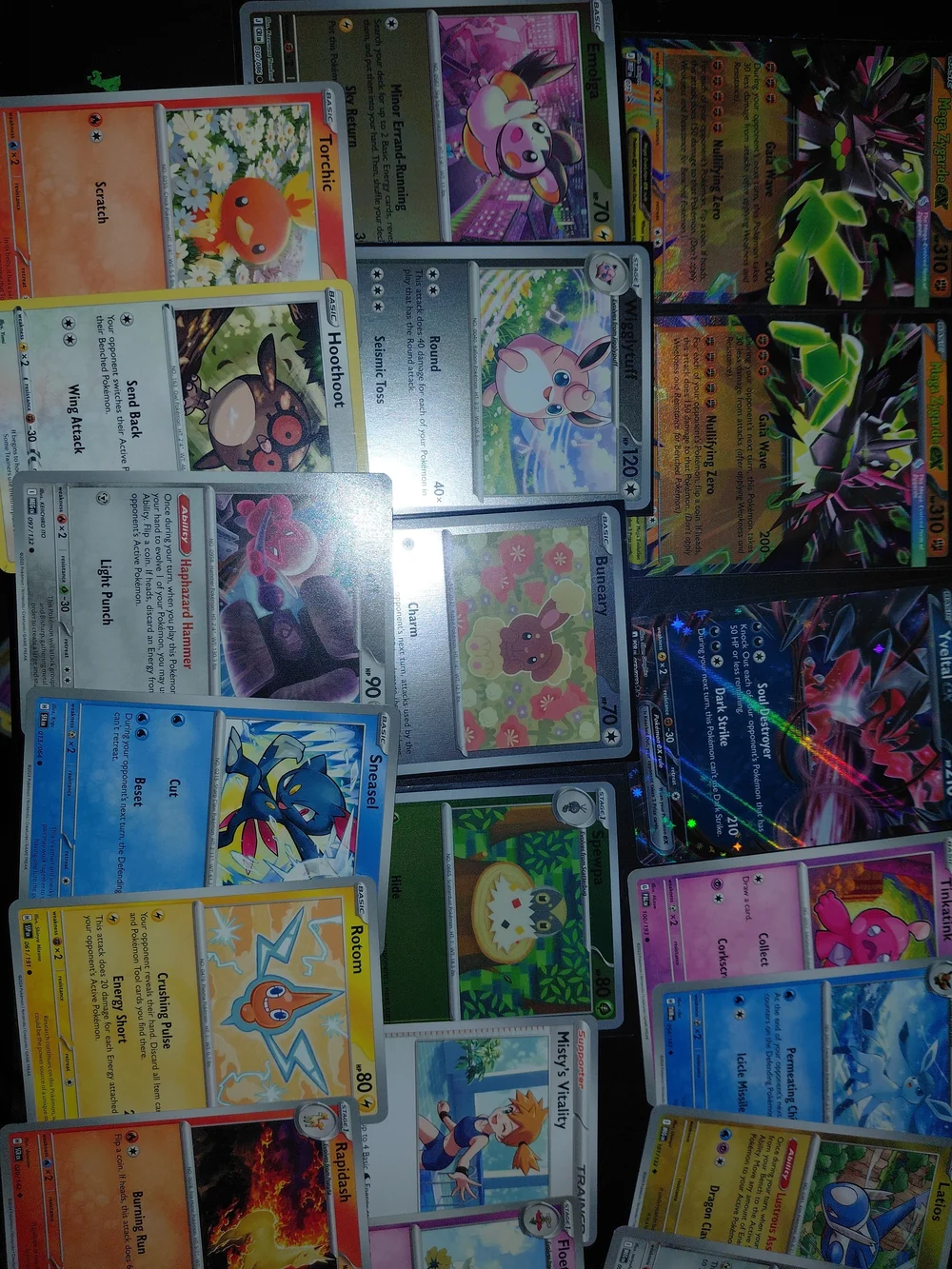 Mixed Pokémon Trading Cards - Assorted Holo & Promo Cards